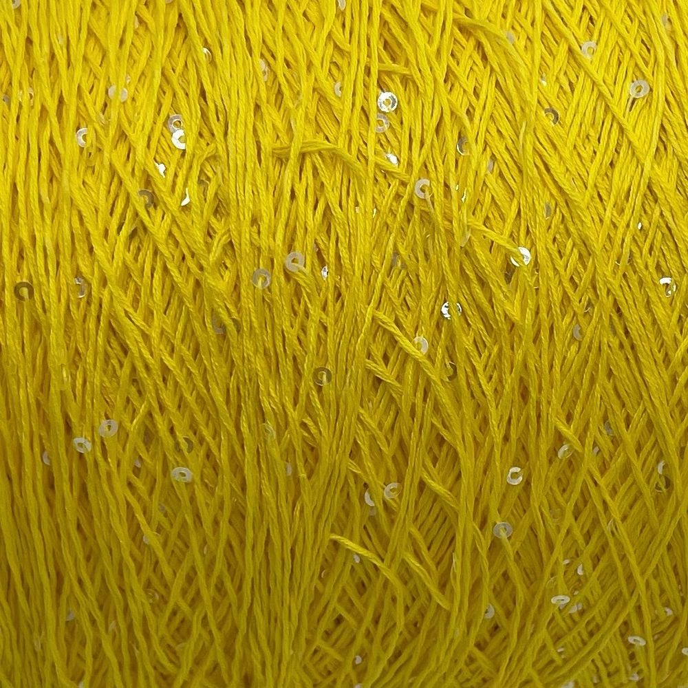 Пряжа пайетки на бобине (200 гр) FILATI ITALIANA 100% хлопок+пайетки