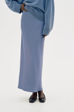 H&M Юбка миди, голубой