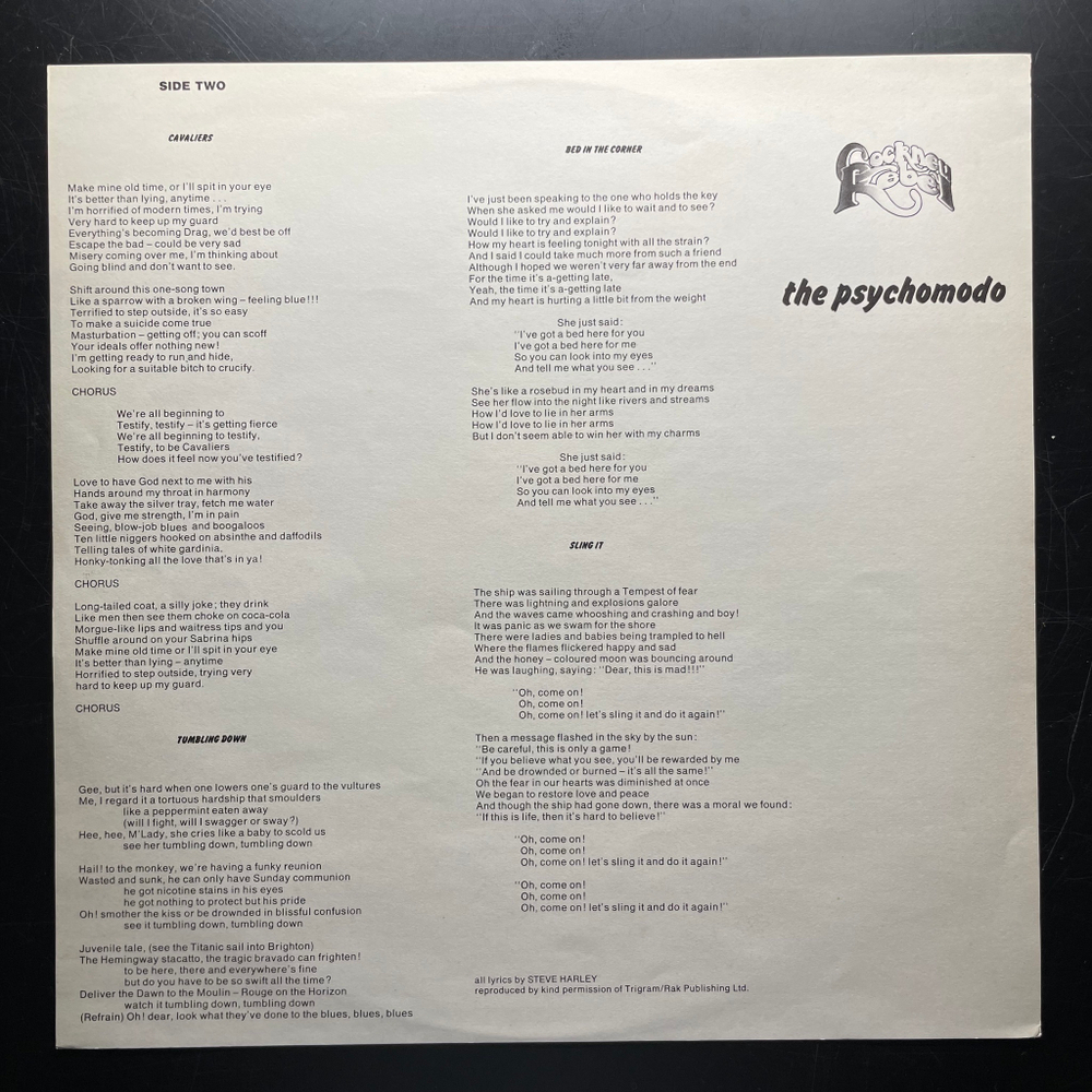 Cockney Rebel - The Psychomodo (Германия 1972г.)