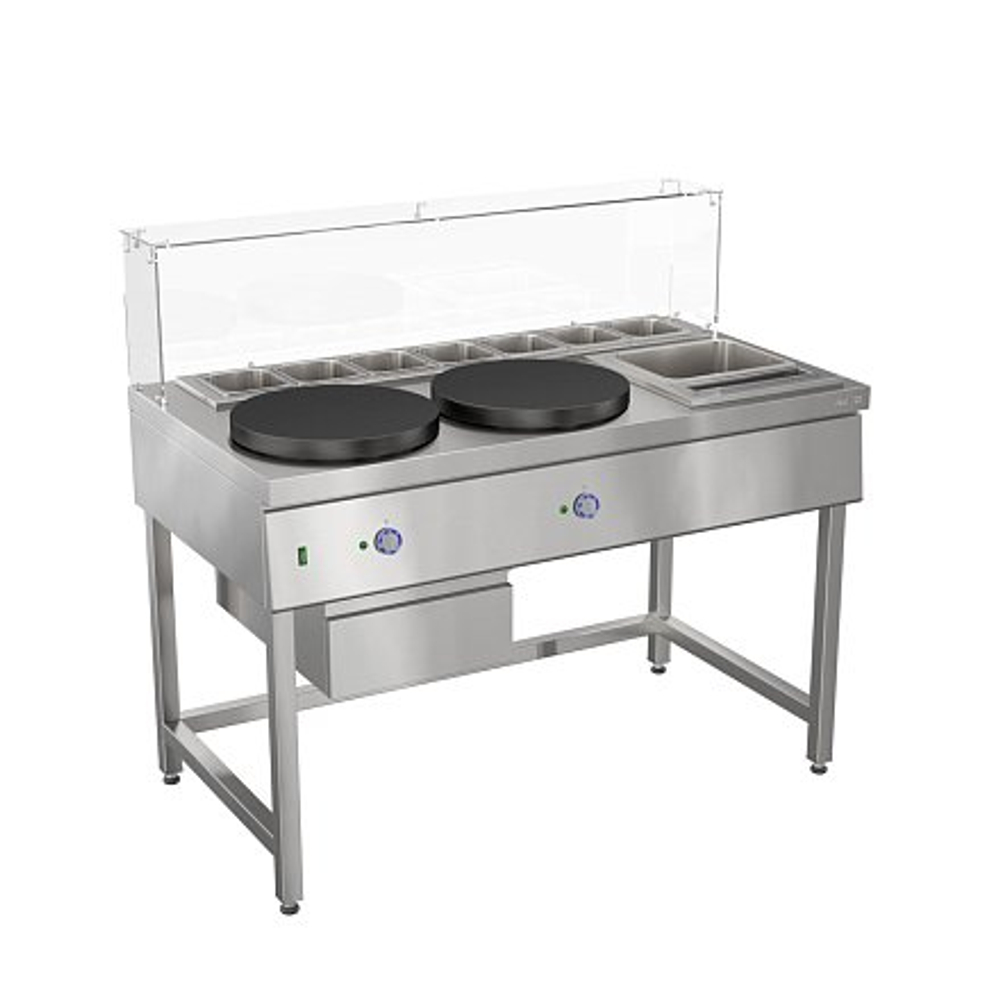 Блинная станция ЛАКОМКА БС-2.400-1350.750-02