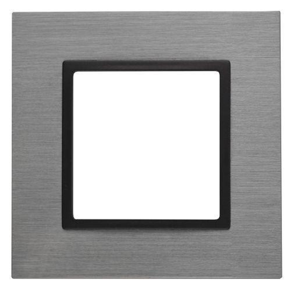 Рамка 1-м 14-5201-42 металл Elegance титан+антрацит ЭРА Б0034546