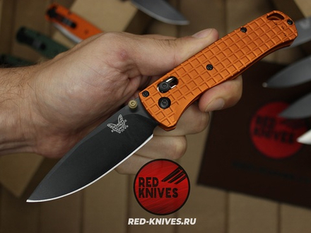 Нож Benchmade 535 Алюминий Frag A+++ - оранж рук., черный клинок RK/Н66