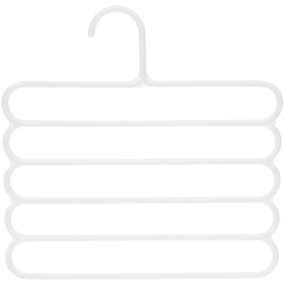 Вешалка для брюк 2шт «ИДЕЯДОМА», цвет молочный, 5 отд, 30*30см (Лейбл Селфи)