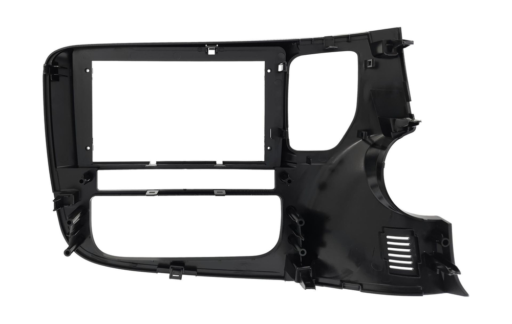 Комплект рамки с разъёмами 10,1"+can Mitsubishi Outlander 3 2012-2023 овальный климат - Car-Smart 7163