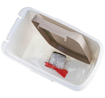 Контейнер для хранения корма для животных 18л ЮММИ герметичный (вмещает 8кг сухого корма) М1801