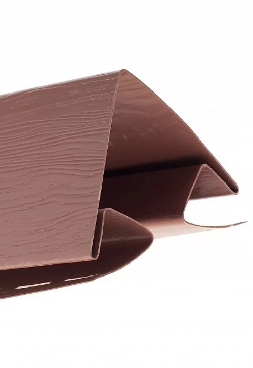 Планка "Наружный угол" 75 . каштан 3 м