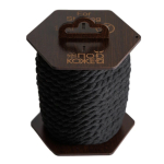 Хлопковая черная веревка для шибари на катушке 10 м