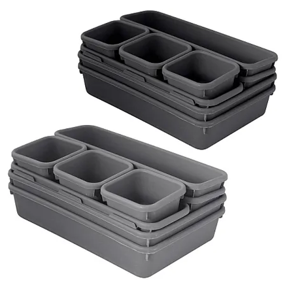 Набор органайзеров для хранения "Октава" 8шт. 23,5х15,5х4,5см