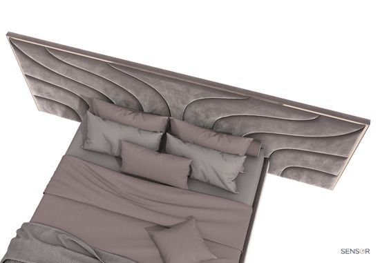 Кровать Lacasa с широким изголовьем