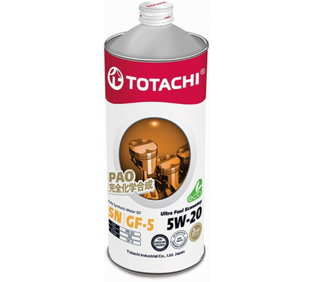 Масло моторное TOTACHI Ultra Fuel SN Синтетика 5W20 1л