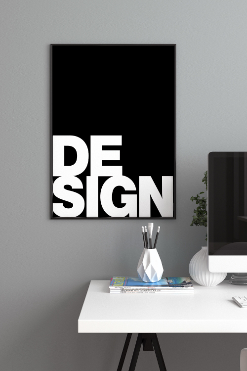 Интерьерная картина в технике цифровой печати. АРТ 052 Черное и белое