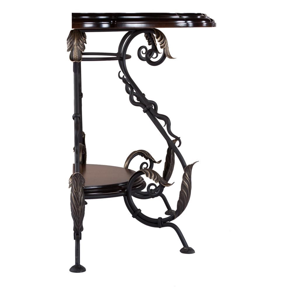 Кованый стол консоль Аделаида-2