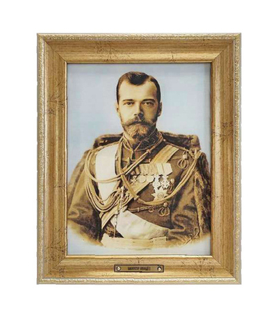 Фотография на холсте Николай II (сепия)