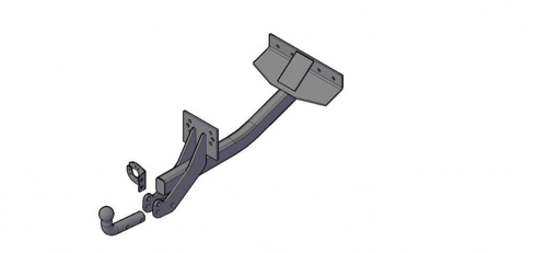 Фаркоп /УАЗ 3163 Патриот/ с 2014 г. съемный шар (без электрики) (Трейлер)