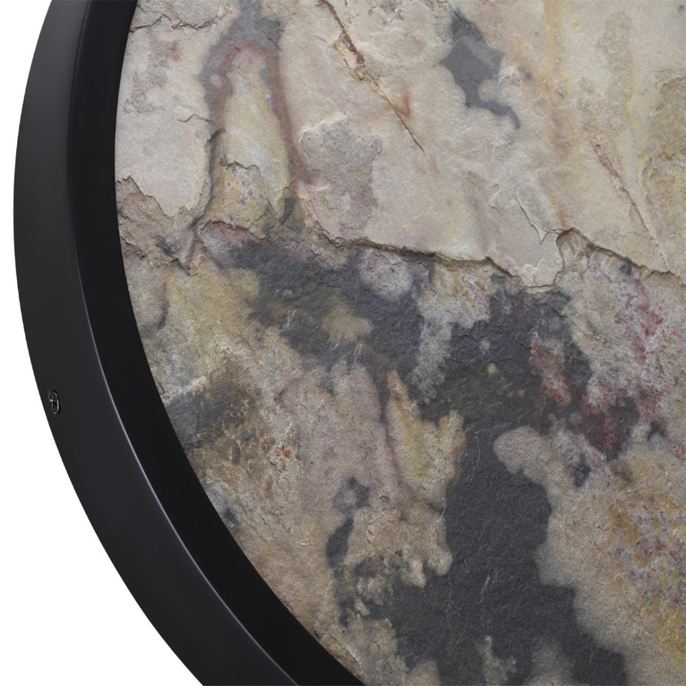 5064/30L L-VISION ODL24 205 черн./серо-беж./металл/натур.камень/акрил Настенный светильник с переключ.цветов.темпер. LED 30W 3000К/4000K/6000K BERGI