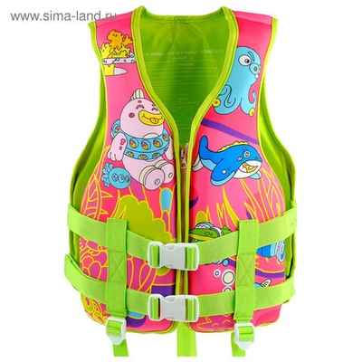 Жилет для плавания ONLYTOP, р. XS, от 6 - 12 лет, 25-40 кг