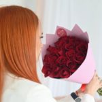 Розы кения красные (Premium) 21 шт