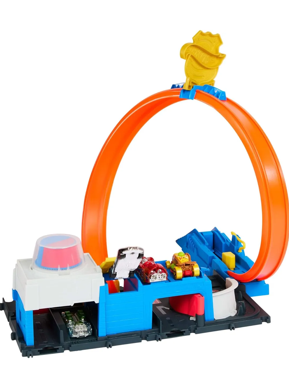 Гараж Хот виллс City Суперполицейский участок с пусковой установкой JBM71 | Hot Wheels City Super Police Station  4+