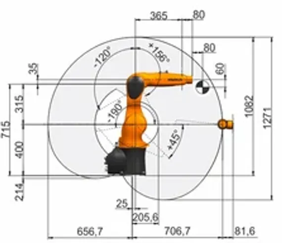 Промышленный робот KUKA KR AGILUS, KR 6 R900 EX