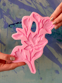 Силиконовый молд для декора "Магнолия"