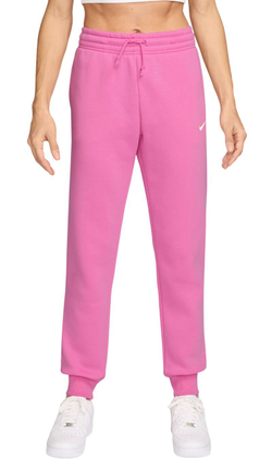 Женские теннисные брюки Nike Sportswear Phoenix Fleece - playful pink/sail