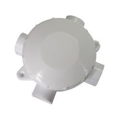 Коробка 4-х рожковая пластик 19217