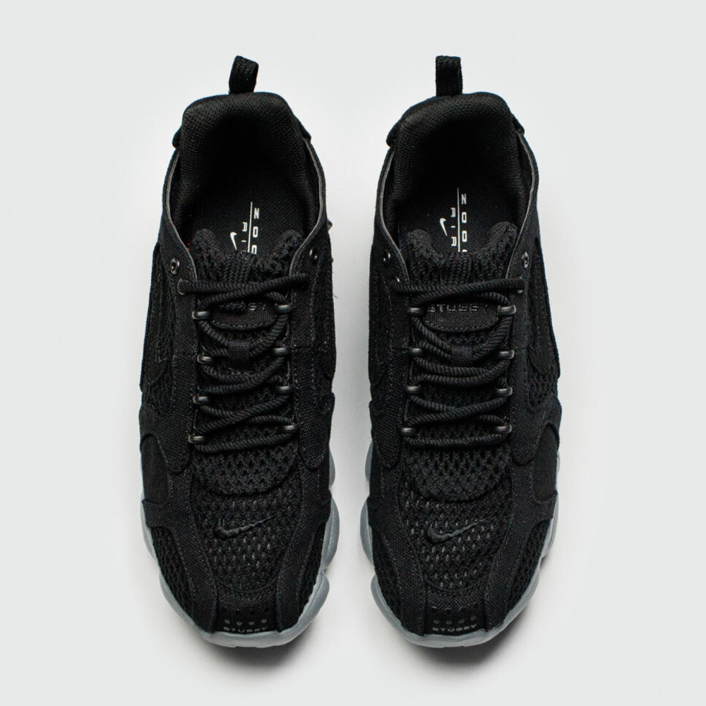 кроссовки Nike Air Zoom Spiridon Cage 2 x Stussy Black Grey CQ5486-001