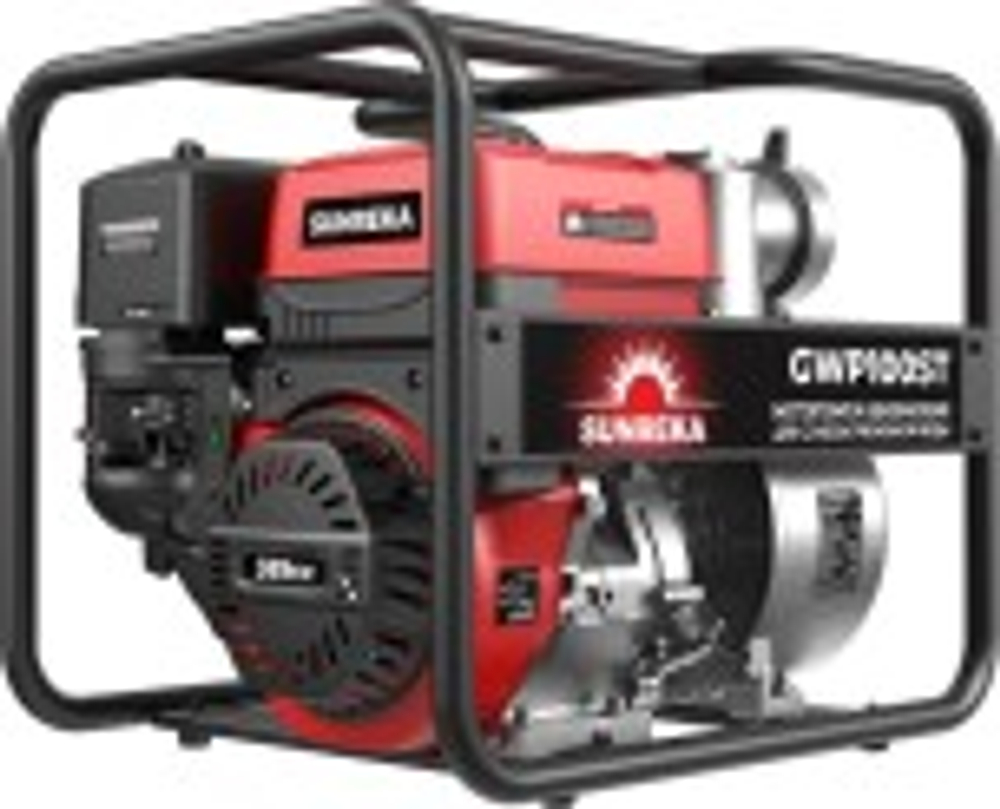 Мотопомпа бензиновая для слабозагрязненной воды SUNREKA GWP100ST 215003