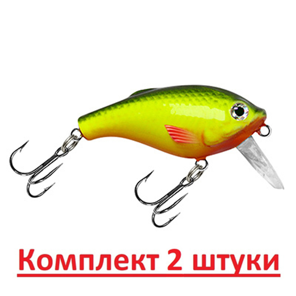 Воблер для рыбалки ТОЛСТЯК SR 66mm,