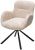 Стул KAROL 180 град. поворот. 3018-10 бежевый, шенилл/ черный каркас