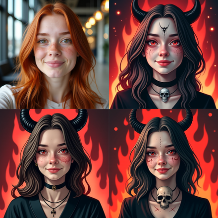 Аватарки в стиле Демонессы 666С женские