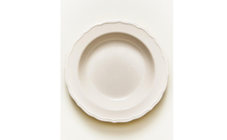 Zara Home тарелка глубокая из фаянса, цвет бежевый, 23 см