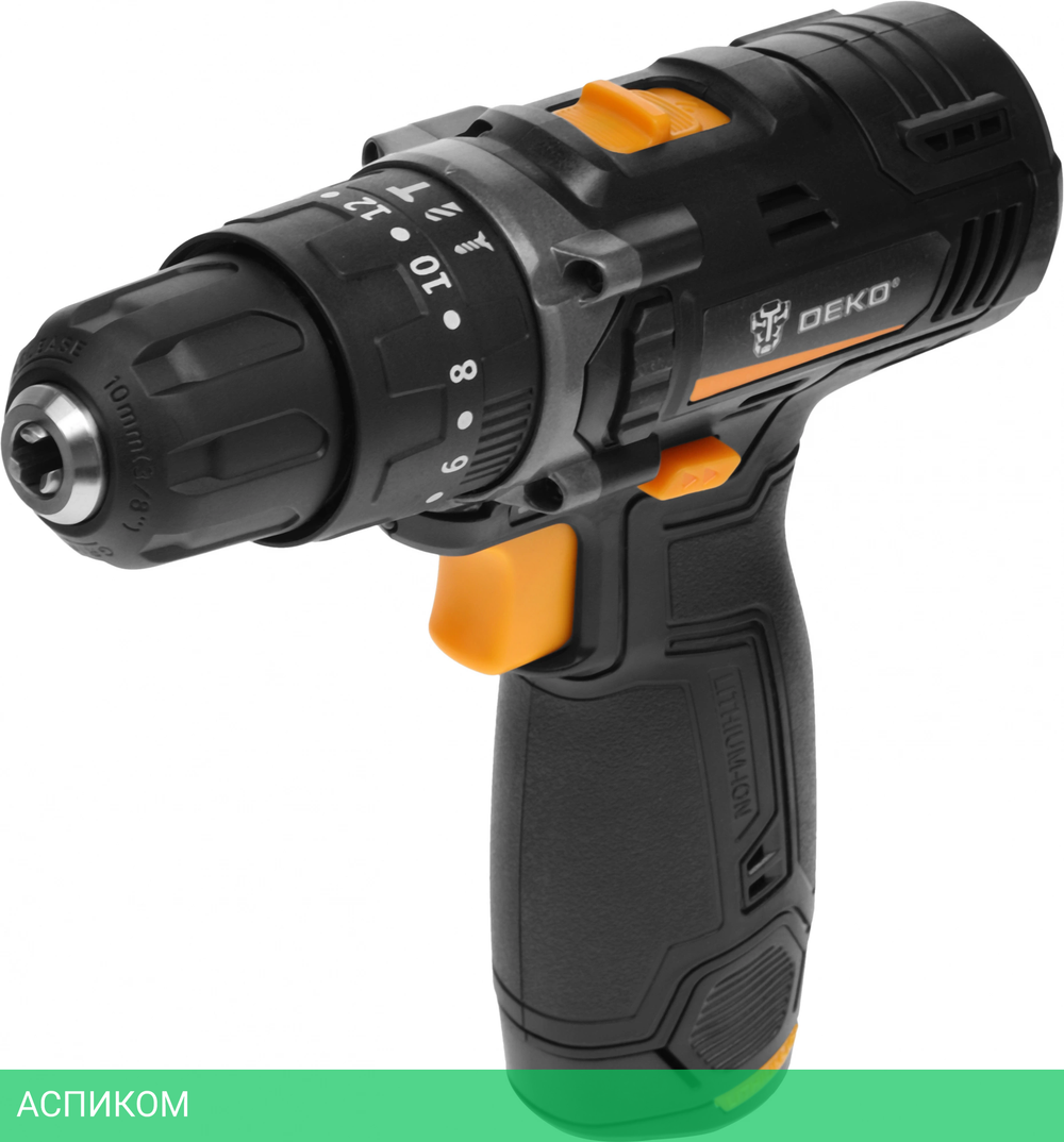 Дрель-шуруповерт Deko GCD12DU (063-4039)