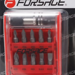 Набор бит с битодержателем 11пр. (PH1,2,3 PZ1,2,3, SL5.5, 6.5) Forsage F-21112