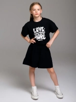 Летний костюм для девочки с шортами