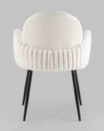 Стул обеденный Wave Stripes букле белый