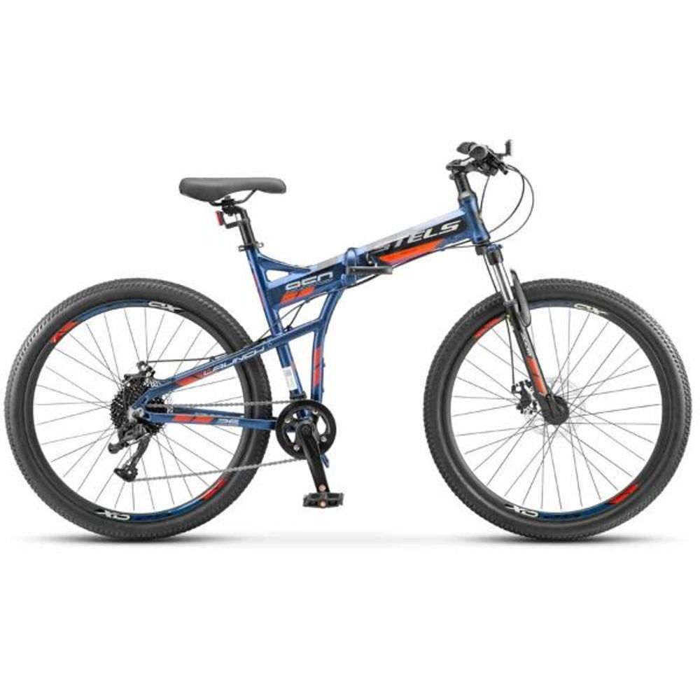 Велосипед Stels Launch 950 MD Z010 Темно-синий/красный 26Ø (EP-00007405)