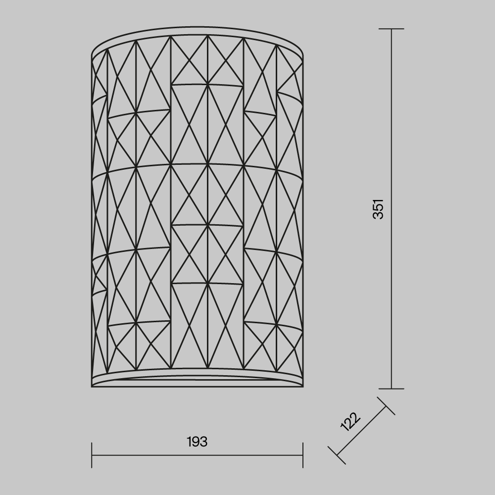 Настенный светильник (бра) Maytoni MOD184-WL-02-CH