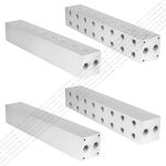 EM213/8Y - Восьмиместная присоединительная плита для гидравлических распределителей NG6