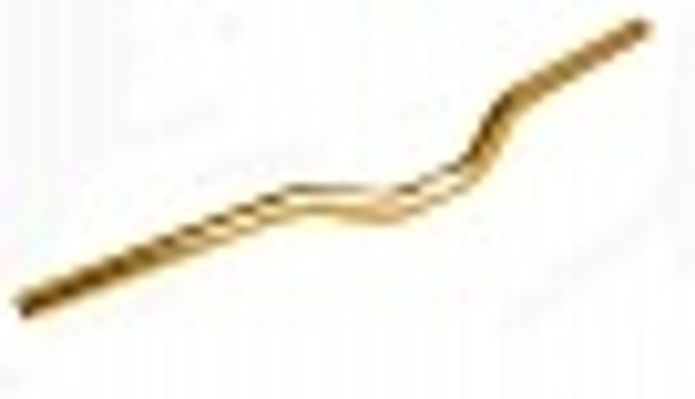 Руль золотой, 25,4х38х680мм, 2-тянутый 3.0/1.4mm AL6061. Gold