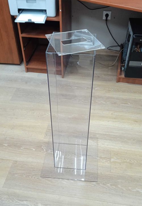 Урна для утилизации крышечек 200х200х800