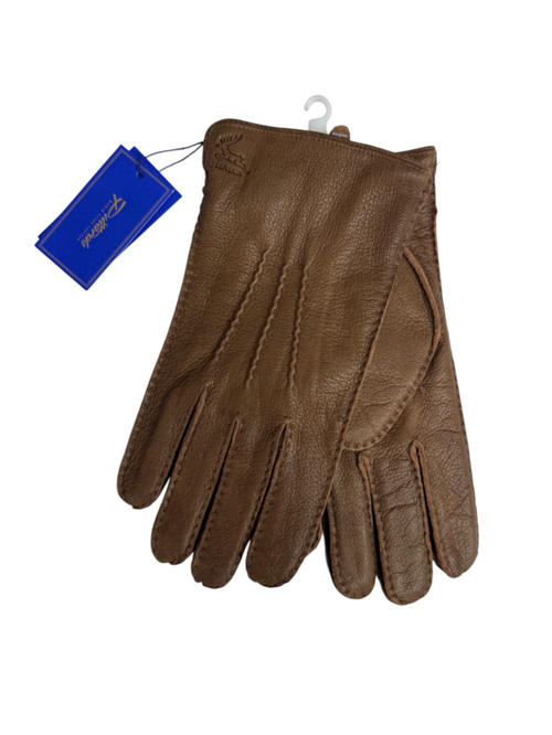 Перчатки. Мужские. Материал верха: Кожа оленя. Подклад: Трикотаж-шерсть. Наружний шов. 5 шт в упаковке.