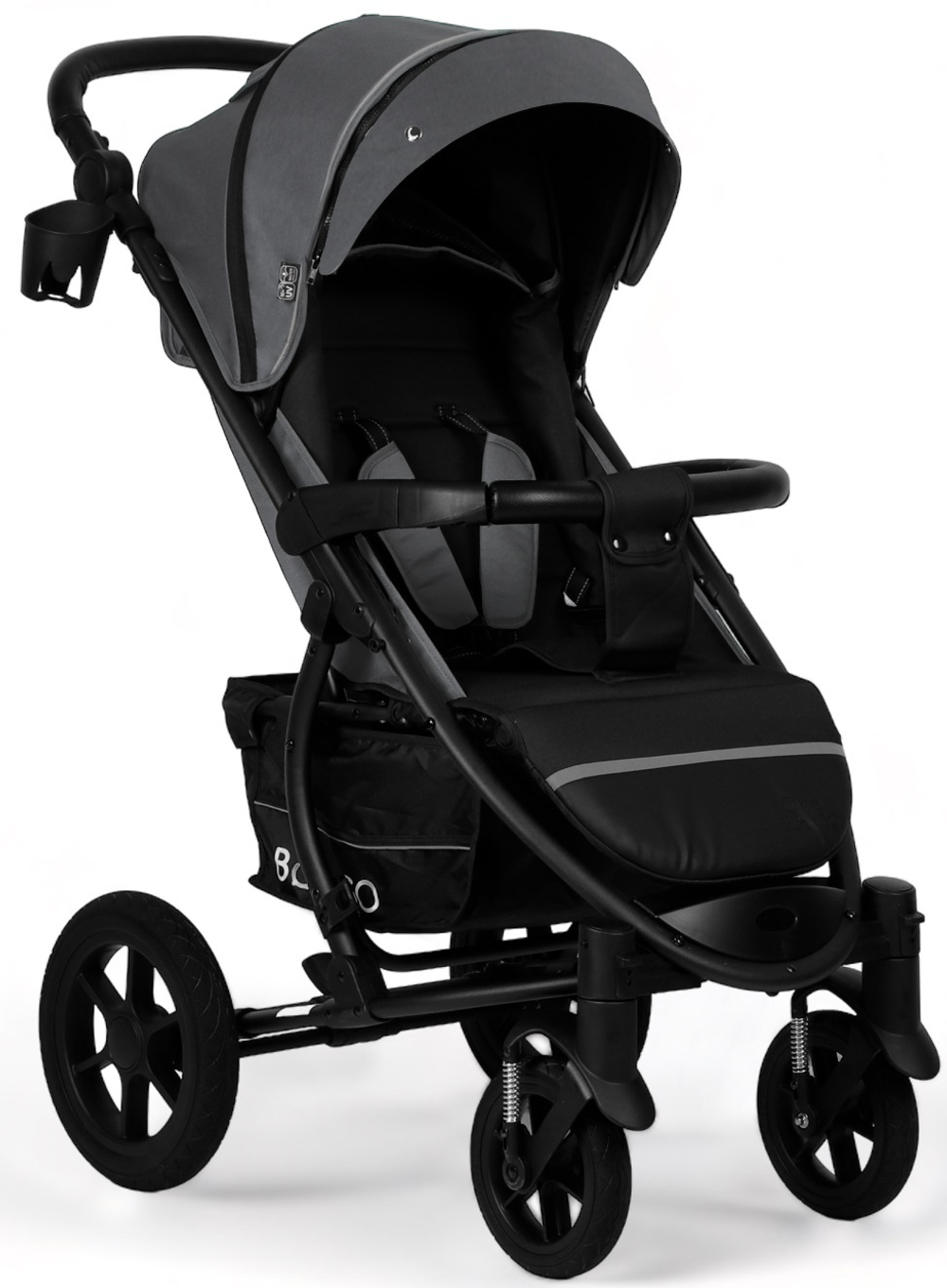Коляска детская прогулочная Bubago арт.BG 129-3 MODEL ONE цвет серый