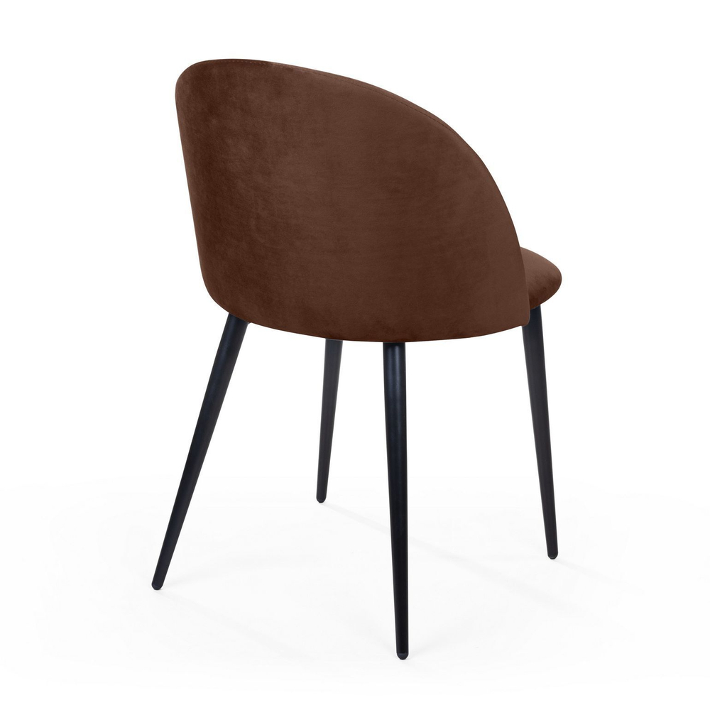Стул Thomas, бархат коричневый 12