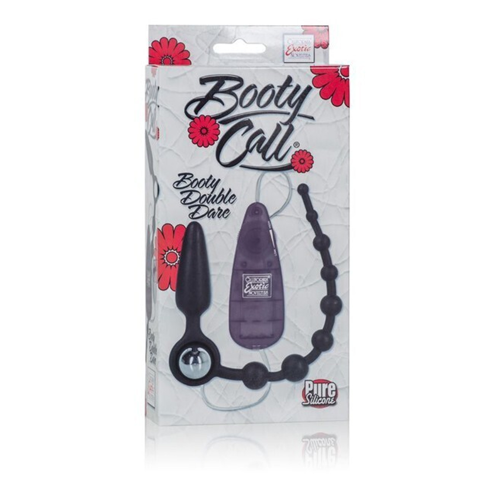 Двойной анальный стимулятор Booty Double Dare (Цвет: черный)