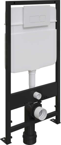 Кнопка смыва для унитаза EWRIKA 0042 пластик, цвет белый