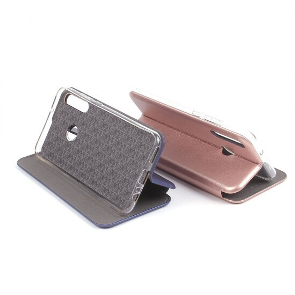 Чехол-книжка для Huawei P40 Lite E/ Y7p, 009805 Розовое золото