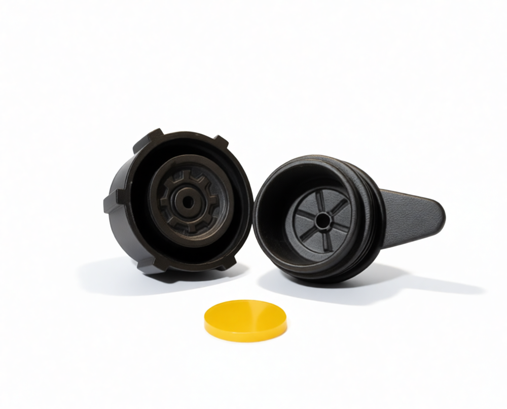 Капельница прикорневая компенсированная 4 л/час, черная, лабиринт + мембрана, разборная