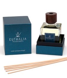 Ambre Noir, ароматический диффузор с палочками, Euthalia Fragrances