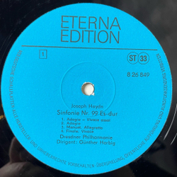 Винтажная виниловая пластинка LP Haydn Гайдн Dresdner Philharmonie, Sinfonie Nr. 99 Es-dur, Sinfonie Nr. 100 G-dur (ГДР 1977)